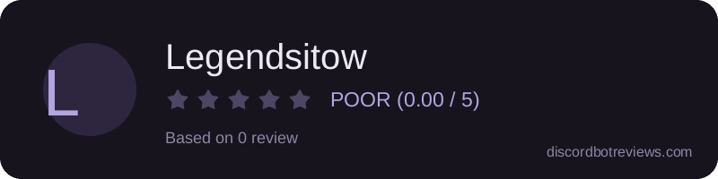 Rating widget preview for Legendsitow