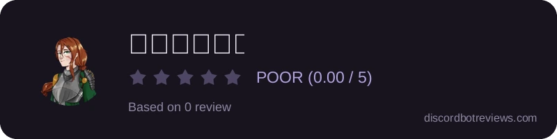 Rating widget preview for ℜ𝔞𝔠𝔥𝔢𝔩