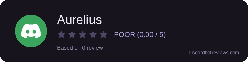 Rating widget preview for Aurelius