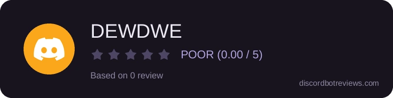 Rating widget preview for DEWDWE