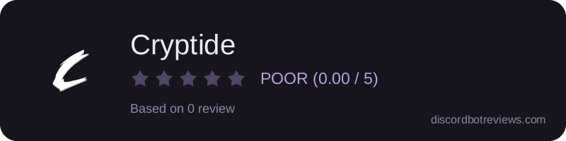 Rating widget preview for Cryptide