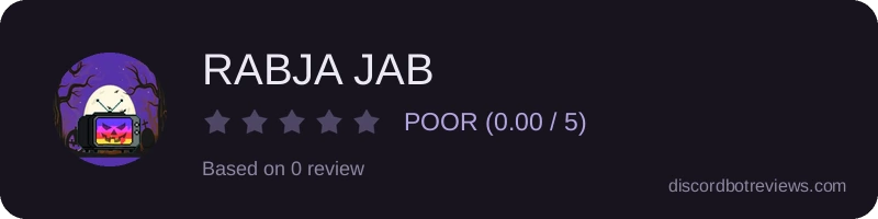 Rating widget preview for RABJA JAB