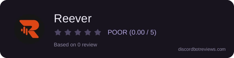 Rating widget preview for Reever