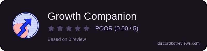 Rating banner for Growth Companion