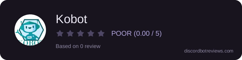 Rating widget preview for Kobot