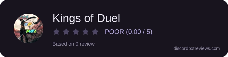 Rating banner for Kings of Duel