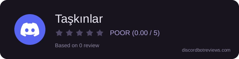 Rating widget preview for Taşkınlar