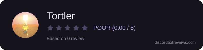 Rating widget preview for Tortler