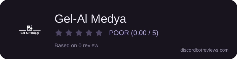 Rating widget preview for Gel-Al Medya