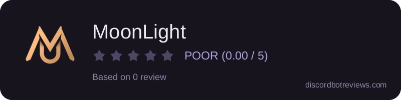 Rating widget preview for MoonLight