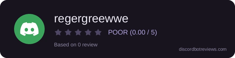 Rating widget preview for regergreewwe