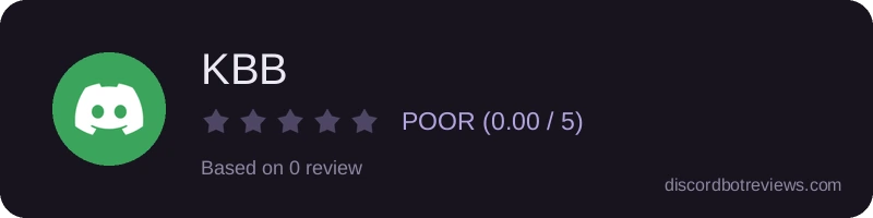 Rating widget preview for KBB