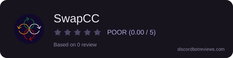 Rating widget preview for SwapCC