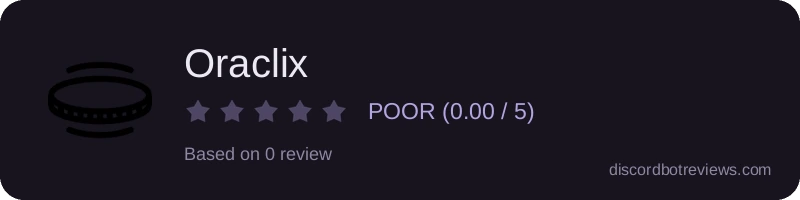 Rating banner for Oraclix