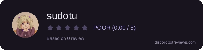 Rating widget preview for sudotu
