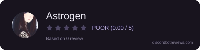 Rating widget preview for Astrogen