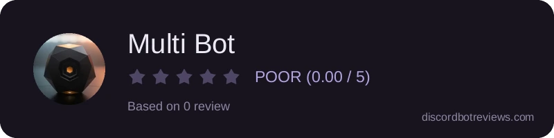 Rating banner for Multi Bot