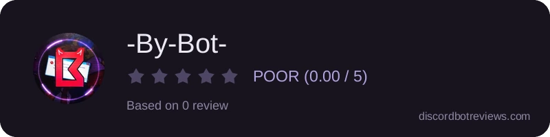 Rating banner for -By-Bot-