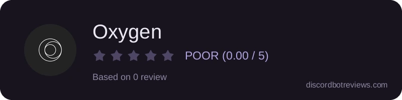 Rating widget preview for Oxygen