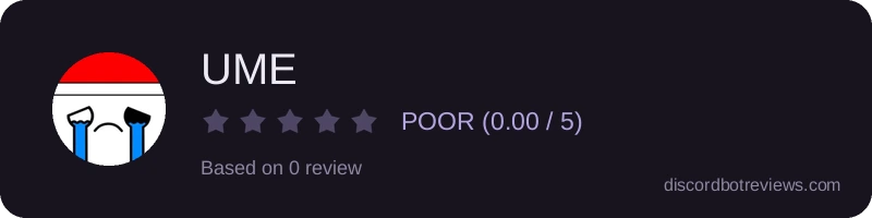 Rating widget preview for UME