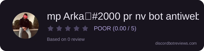 Rating widget preview for mp Arka👑#2000 pr nv bot antiwebhook