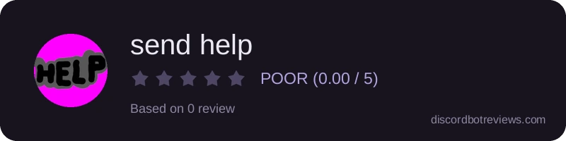 Rating widget preview for send help