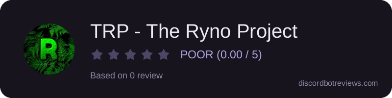 Rating widget preview for TRP - The Ryno Project