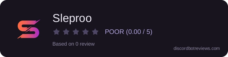 Rating widget preview for Sleproo