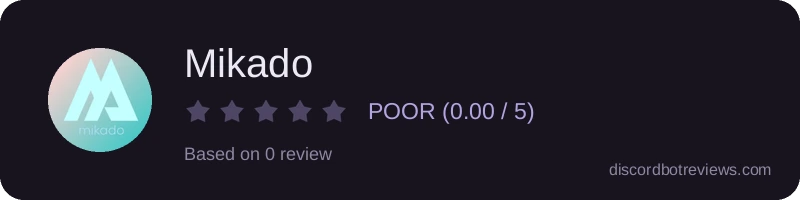 Rating banner for Mikado