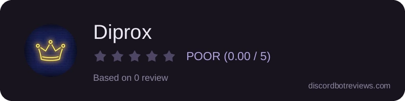 Rating banner for Diprox