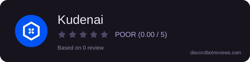 Rating widget preview for Kudenai