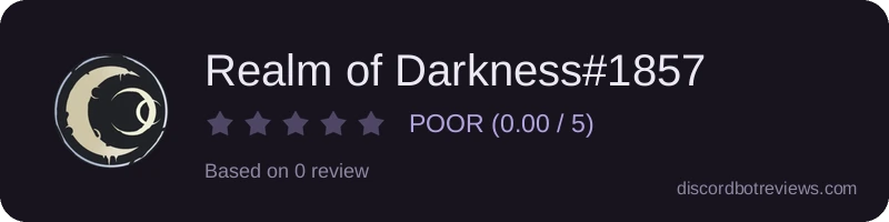 Rating widget preview for Realm of Darkness#1857