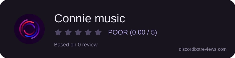 Rating widget preview for Connie music