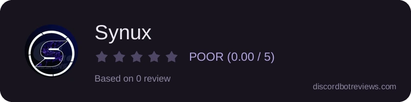 Rating widget preview for Synux