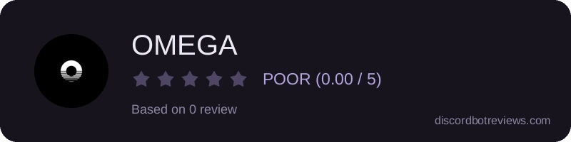 Rating widget preview for OMEGA