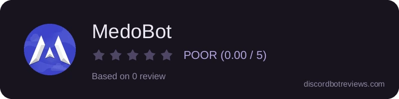 Rating widget preview for MedoBot