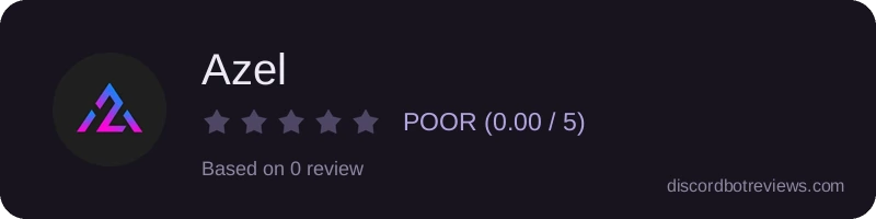Rating widget preview for Azel