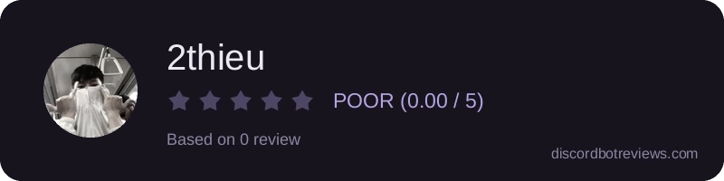 Rating widget preview for 2thieu
