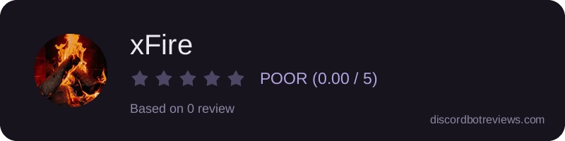 Rating widget preview for xFire