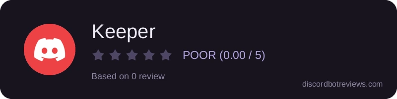Rating banner for Keeper