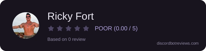 Rating banner for Ricky Fort