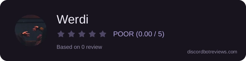 Rating banner for Werdi