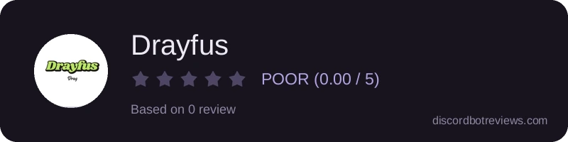 Rating widget preview for Drayfus