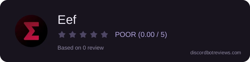 Rating widget preview for Eef