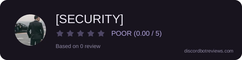 Rating widget preview for [SECURITY] 