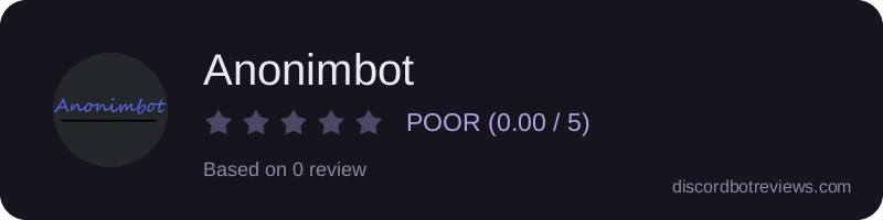 Rating banner for Anonimbot