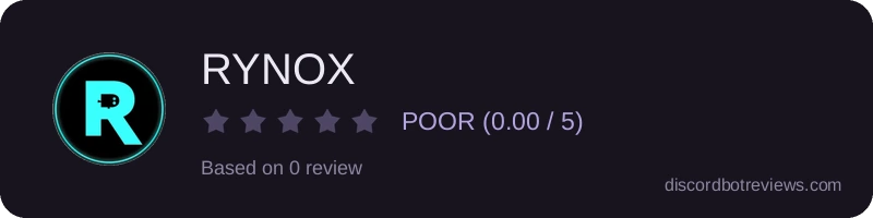 Rating widget preview for RYNOX
