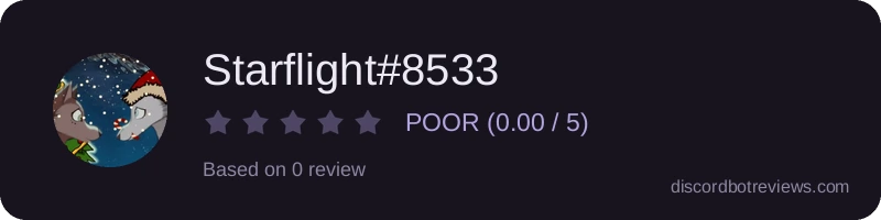 Rating widget preview for Starflight#8533