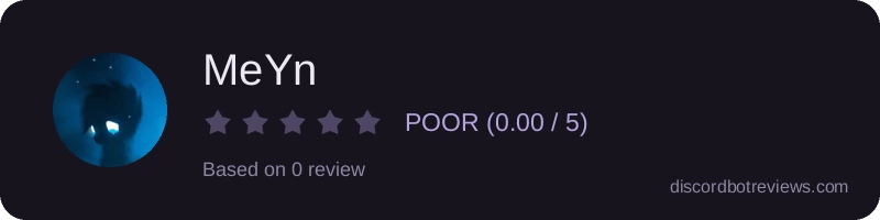 Rating widget preview for MeYn