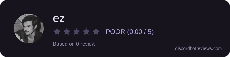 Rating widget preview for ez